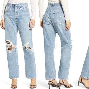 AGOLDE 90s Ripped loose fit jeans
